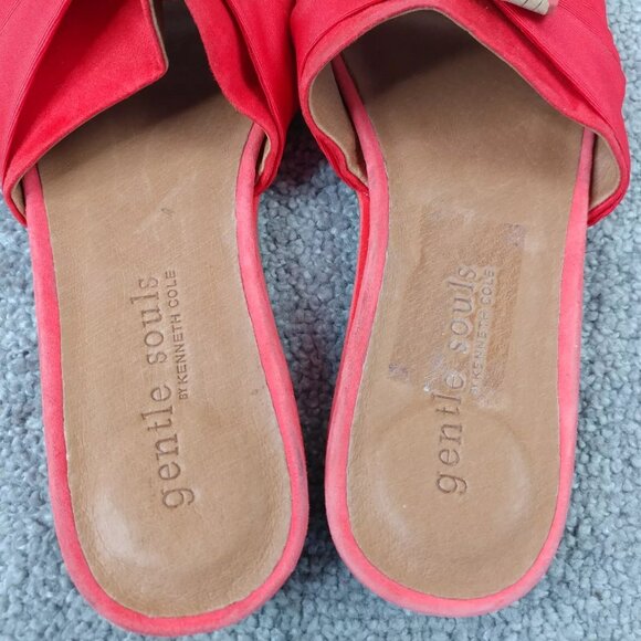 Gentle Souls by Kenneth Cole Rhea Square Toe Womens Size 8.5 Shoes Slip On Flat - Picture 7 of 9